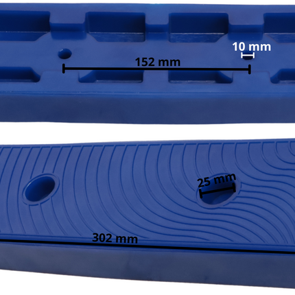 Cantonal Support pour bateau 302x101x30 mm - bleu
