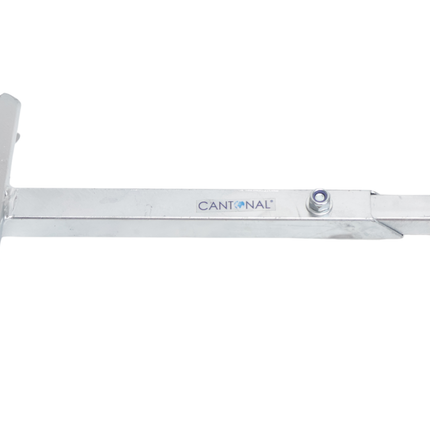Cantonal Support pour roue jockey 60 mm avec fixation ronde - kit de fixation inclus
