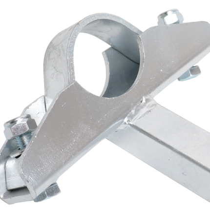 Cantonal Support pour roue jockey 60 mm avec fixation ronde - kit de fixation inclus