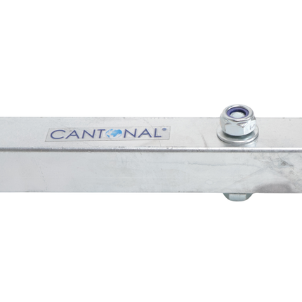 Cantonal Support pour roue jockey 60 mm avec fixation ronde - kit de fixation inclus