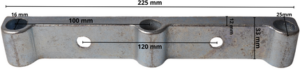 Cantonal Supports latéraux pour stylos - 225x33x12 mm