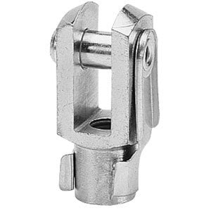 Cantonal Tête de fourche avec boulon de sécurité M10 x 20
