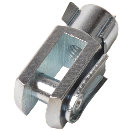 Cantonal Tête de fourche avec boulon de sécurité M10 x 20