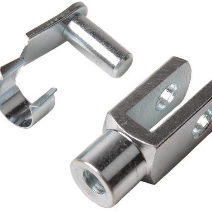 Cantonal Tête de fourche avec boulon de sécurité M10 x 20