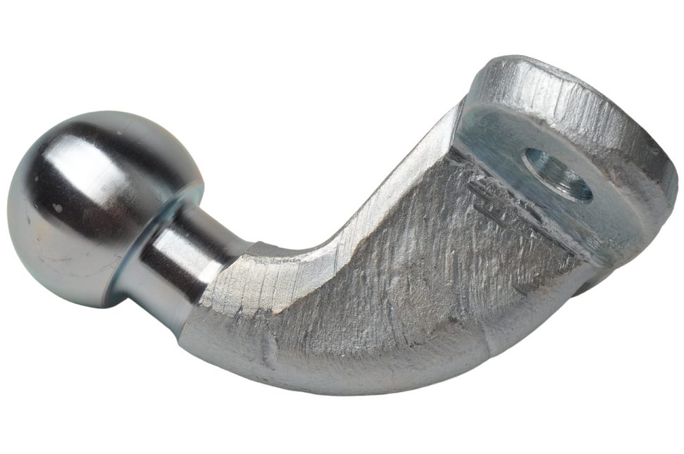 Cantonal Tête de rotule / boule d'attelage à angle droit (50 mm)