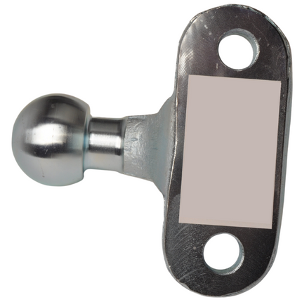Cantonal Tête de rotule / boule d'attelage à angle droit (50 mm)