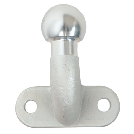 Cantonal Tête de rotule / boule d'attelage à angle droit (50 mm)