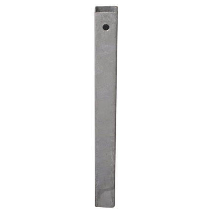 Cantonal Tube d'alignement galvanisé 30x30x300 mm pour bloc basculant 60x40 mm