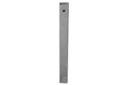 Cantonal Tube d'alignement galvanisé 30x30x300 mm pour bloc basculant 60x40 mm