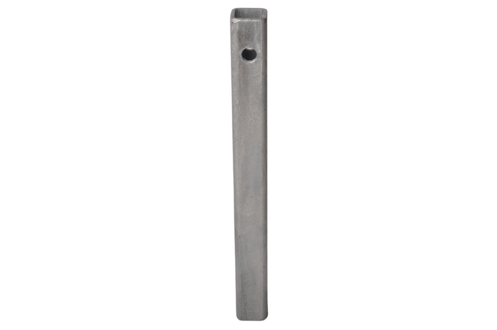 Cantonal Tube de réglage en acier galvanisé - manchon 30x30x300 mm