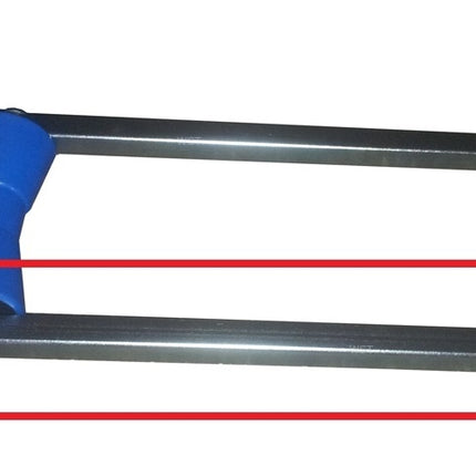 Cantonal Tube de réglage en acier galvanisé - manchon 30x30x300 mm
