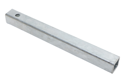 Cantonal Tube de réglage en acier galvanisé - manchon 30x30x300 mm