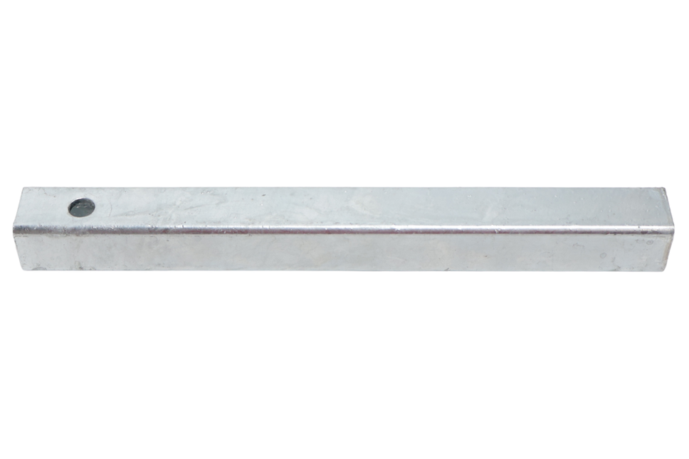 Cantonal Tube de réglage en acier galvanisé - manchon 30x30x300 mm