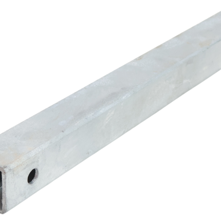 Cantonal Tube de réglage en acier galvanisé - manchon 40x40x400 mm