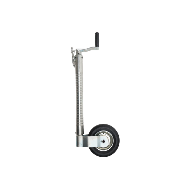 Cantonal Type roue jockey Ifor Williams- 48 mm - striée - capacité de charge : 250 kg - jante en acier