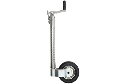 Cantonal Type roue jockey Ifor Williams- 48 mm - striée - capacité de charge : 250 kg - jante en acier