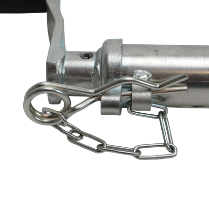 Cantonal Type roue jockey Ifor Williams- 48 mm - striée - capacité de charge : 250 kg - jante en acier