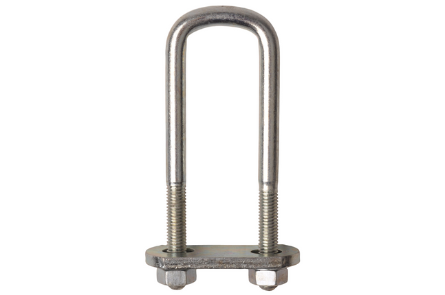 Cantonal U-boulons / Plaquettes d'assemblage M10 120x33 mm