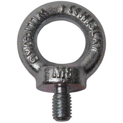 Cantonal Vis à œillet M8 galvanisée - 5 piecés