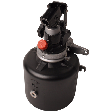 Chapel hydraulique Pompe manuelle - Plastique - réservoir de 4 litres pour benne basculante