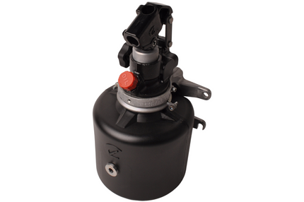 Chapel hydraulique Pompe manuelle - Plastique - réservoir de 4 litres pour benne basculante