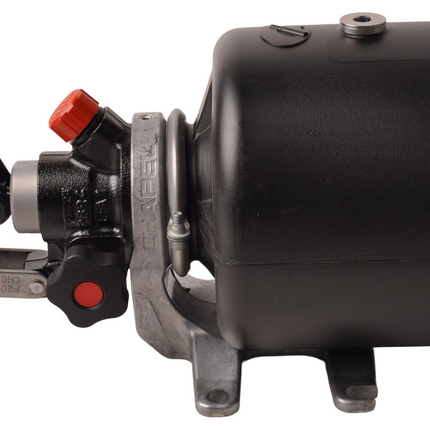 Chapel hydraulique Pompe manuelle - Plastique - réservoir de 4 litres pour benne basculante