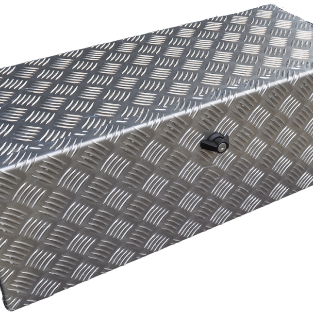 De Haan DE HAAN BOX O - 700x240x300 mm - boîte à timon aluminium étanche à l'eau et à la poussière - avec serrures Butterfly ou en T