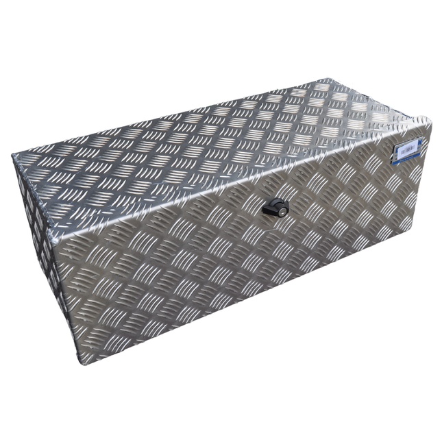 De Haan DE HAAN BOX O - 700x240x300 mm - boîte à timon aluminium étanche à l'eau et à la poussière - avec serrures Butterfly ou en T