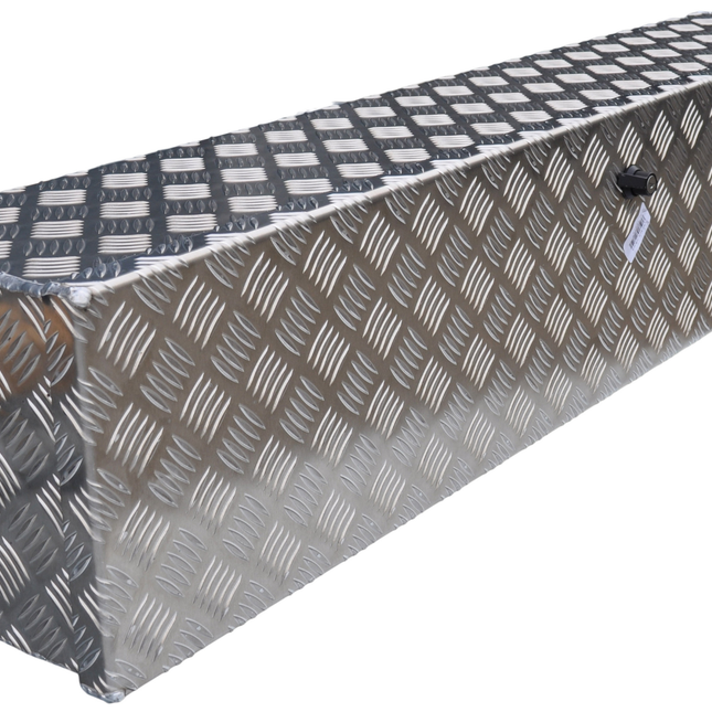 De Haan DE HAAN BOX OL - 1250x250x250 mm - boîte à timon en aluminium étanche à l'eau et à la poussière - avec serrures à papillon ou en T