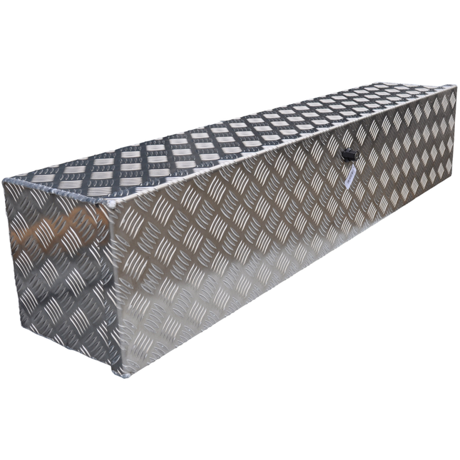 De Haan DE HAAN BOX OL - 1250x250x250 mm - boîte à timon en aluminium étanche à l'eau et à la poussière - avec serrures à papillon ou en T