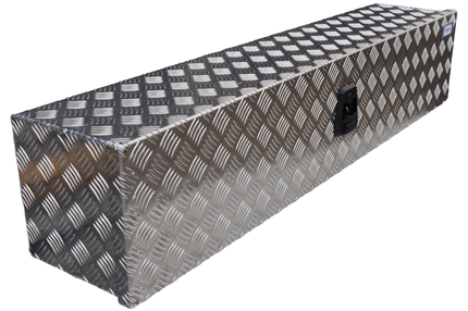 De Haan DE HAAN BOX OL - 1250x250x250 mm - boîte à timon en aluminium étanche à l'eau et à la poussière - avec serrures à papillon ou en T