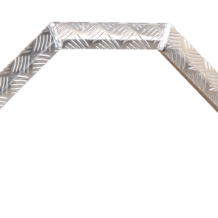 De Haan De Haan HMAQ 2066 12 pouces - garde boue en plaque d'aluminium striée