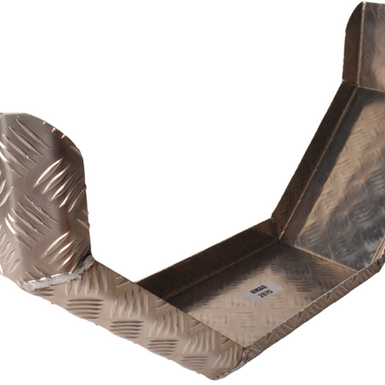 De Haan De Haan HMAQ 2075 - 750x200x350 mm - garde boue en plaque d'aluminium striée