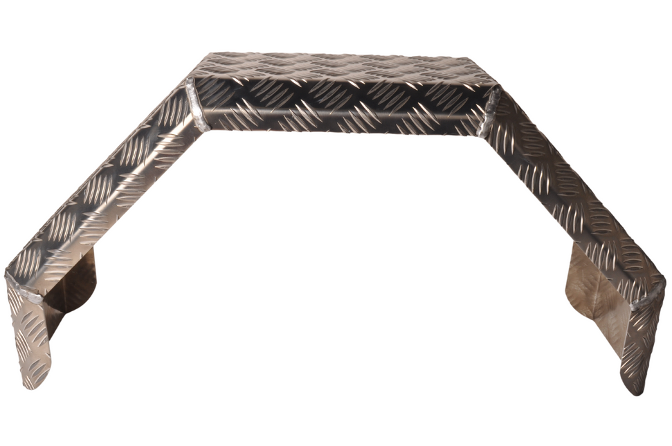 De Haan De Haan HMAQ 2275 - 750x220x350 mm - garde boue en plaque d'aluminium striée