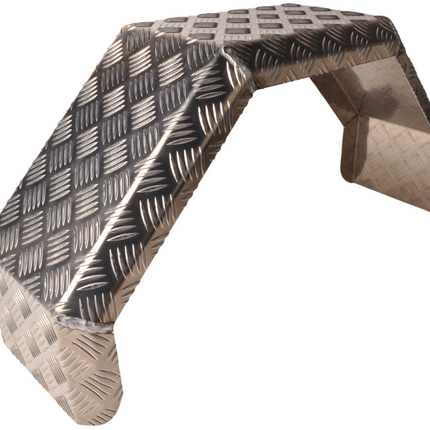 De Haan De Haan HMAQ 2380 - 800x230x400 mm - garde boue en plaque d'aluminium striée