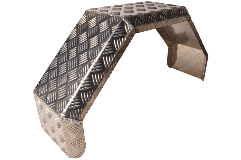 De Haan De Haan HMAQ 2380 - 800x230x400 mm - garde boue en plaque d'aluminium striée