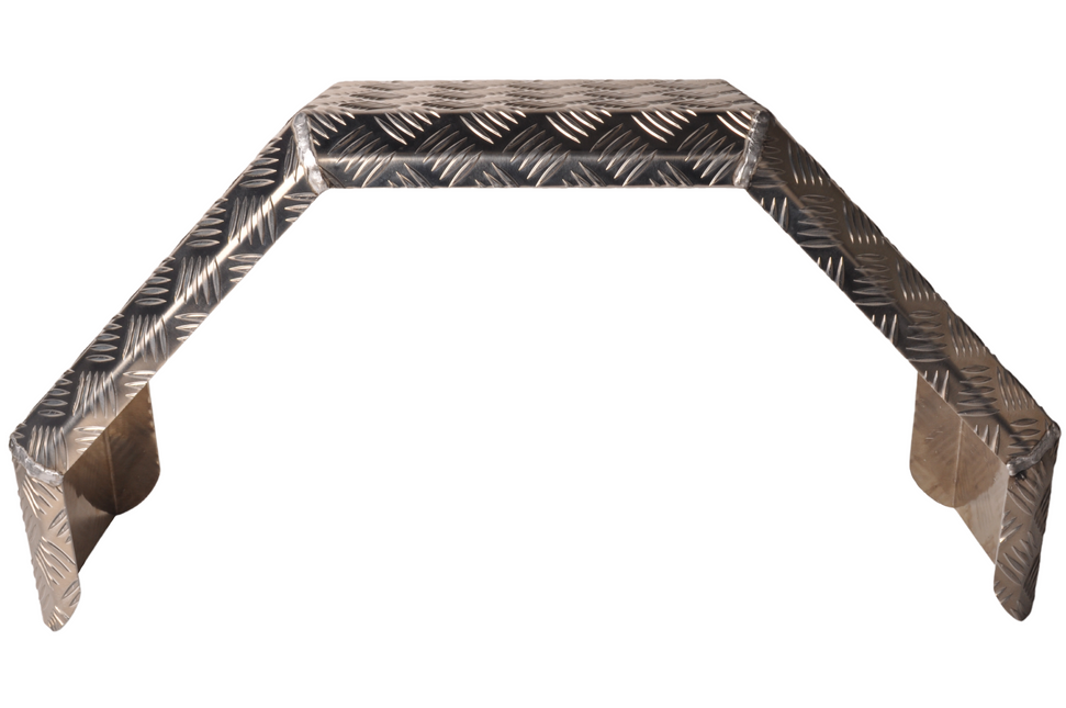 De Haan De Haan HMAQ 2380 - 800x230x400 mm - garde boue en plaque d'aluminium striée