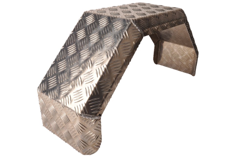 De Haan De Haan HMAQ 2475 - Aile en tôle striée en aluminium