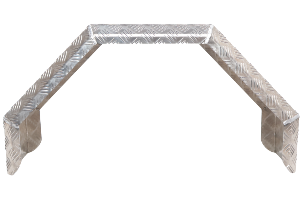 De Haan De Haan HMAQ 2680 - 800x260x400 mm - garde boue 14/15 pouces en plaque d'aluminium striée