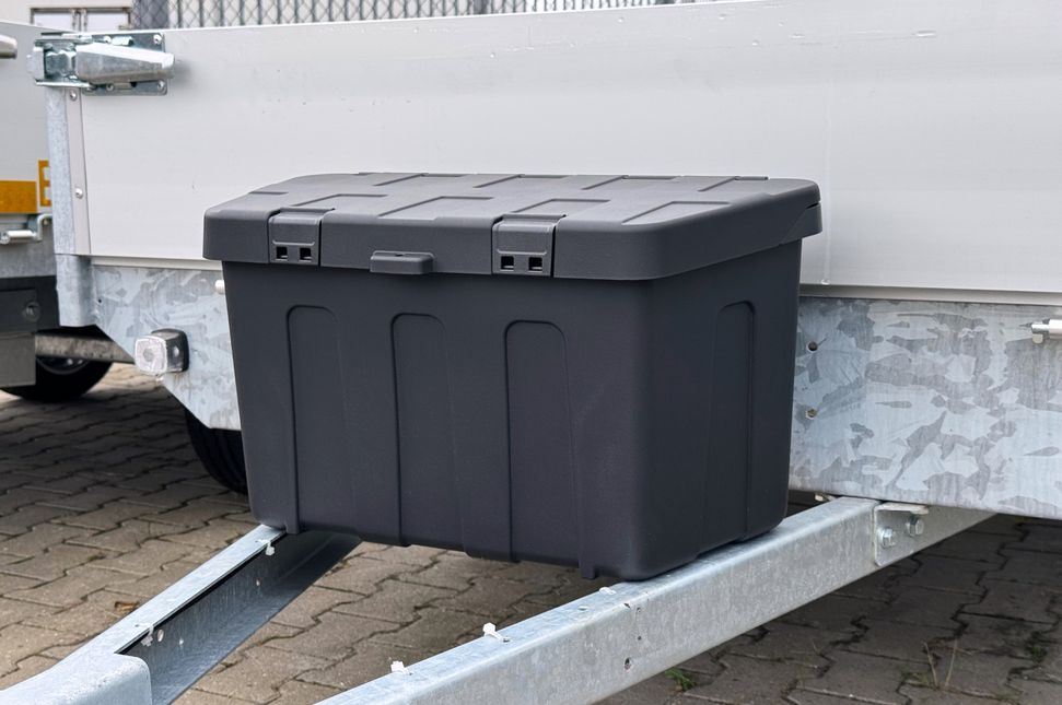 De Haan De Haan Profibox Plus - 630x321x355 mm - plastique (PP/polypropylène) - boîte à timon protégée contre l'eau et la poussière