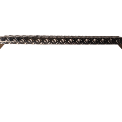 De Haan De Haan THMAQ 23150 - 1500x230x400 mm - Garde boue Tandem en tôle striée en aluminium