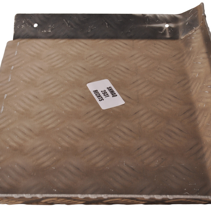 De Haan Demi garde boue droit - 310x290 mm - adapté pour remorque Hapert - matériau de plaque de larmier en aluminium