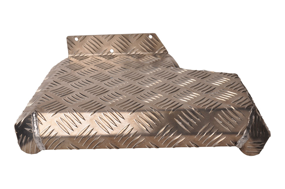 De Haan Demi garde boue droit 340x290 mm - adapté pour Benne Hapert - matériau de plaque de larmier en aluminium