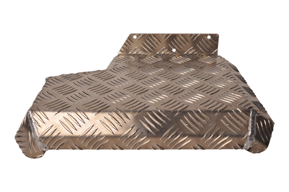 De Haan Demi garde boue gauche 340x290 mm - adapté pour Benne Hapert - matériau de plaque de larmier en aluminium