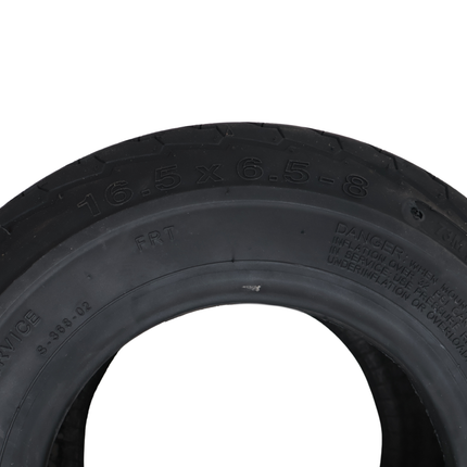Deli Tire Pneu sans chambre à air - 16.5x6.5-8 - capacité de charge : 365 kg - 6PR
