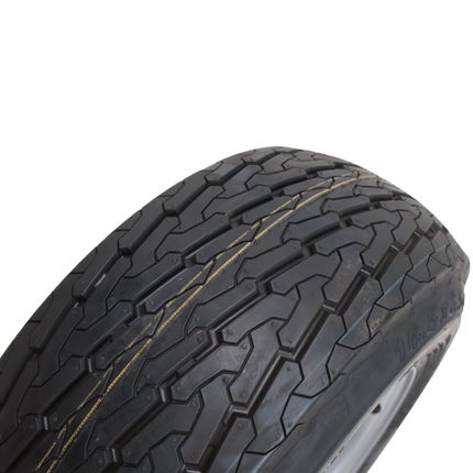 Deli Tire Roue complète de remorque - 16.5x6.50-8 - entraxe : 4x100 - capacité de charge : 360 kg - diamètre du moyeu : 60 mm - 6PR