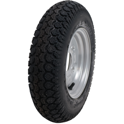 Deli Tire Roue complète de remorque - 3.50-8 - entraxe : 4x100 - capacité de charge : 170 kg - diamètre du moyeu : 60 mm - 4PR