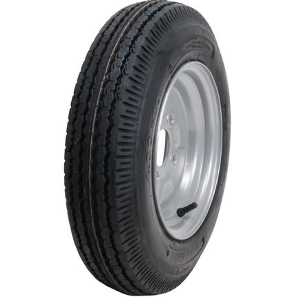 Deli Tire Roue complète de remorque - 4.00-10 - entraxe : 4x100 - capacité de charge : 345 kg - diamètre du moyeu : 60 mm - 6PR