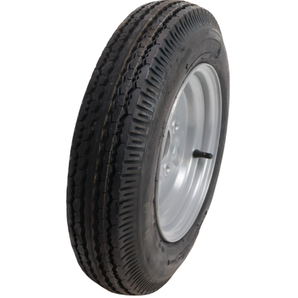 Deli Tire Roue complète de remorque - 4.00-10 - entraxe : 4x100 - capacité de charge : 275 kg - diamètre du moyeu : 60 mm - 4PR