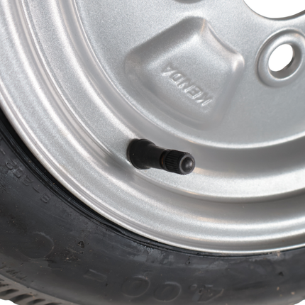 Deli Tire Roue complète de remorque - 4.00-10 - entraxe : 4x100 - capacité de charge : 275 kg - diamètre du moyeu : 60 mm - 4PR